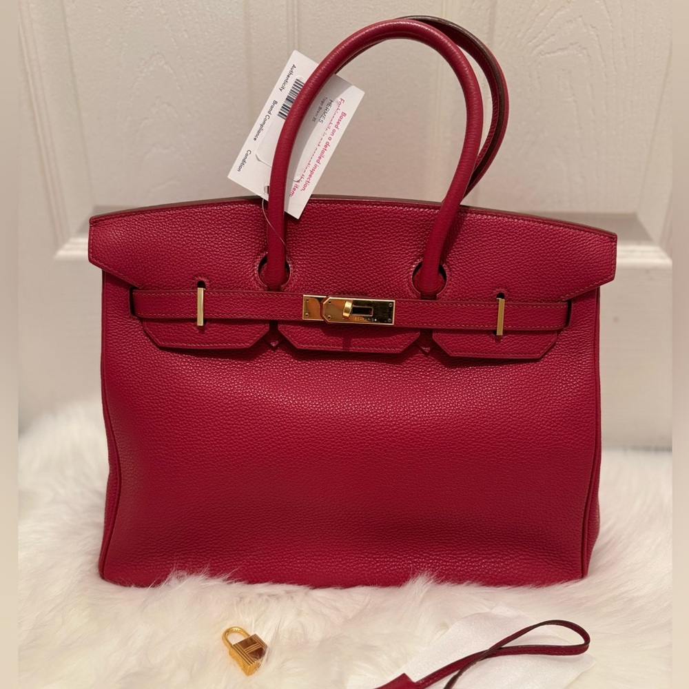 Hermes Birkin 35 Togo leather Gold Hardware